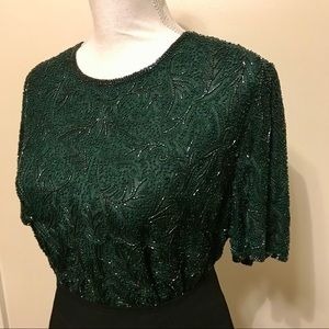 Vintage Peter Nygård Beaded Top
